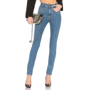 Fiorucci Edie 70’s Slim Jean Salt & Pepper Size 27 Made in Italy